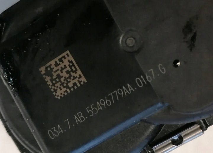 Opel Astra K V 17 г. 1.6 CDTI дроссельная заслонка 55496779AA, фото 2