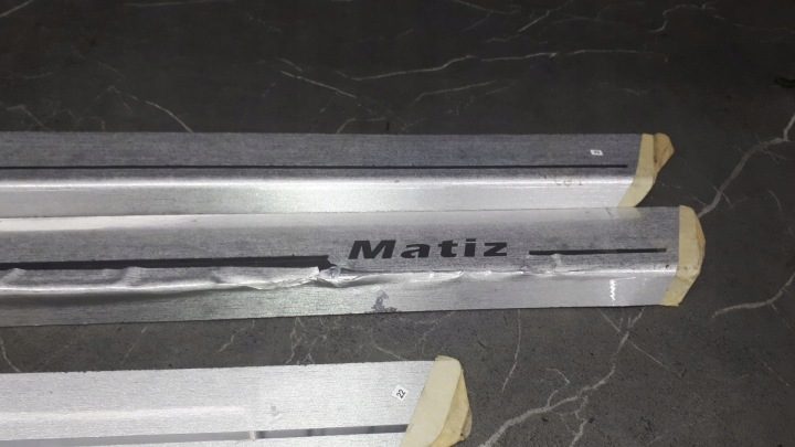Накладки порогов Daewoo Matiz КОМПЛ., фото 4