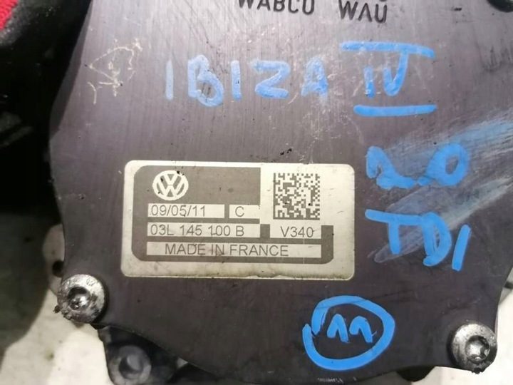 Seat Ibiza IV 2.0 TDI насос вакуумный 03L145100B, фото 2