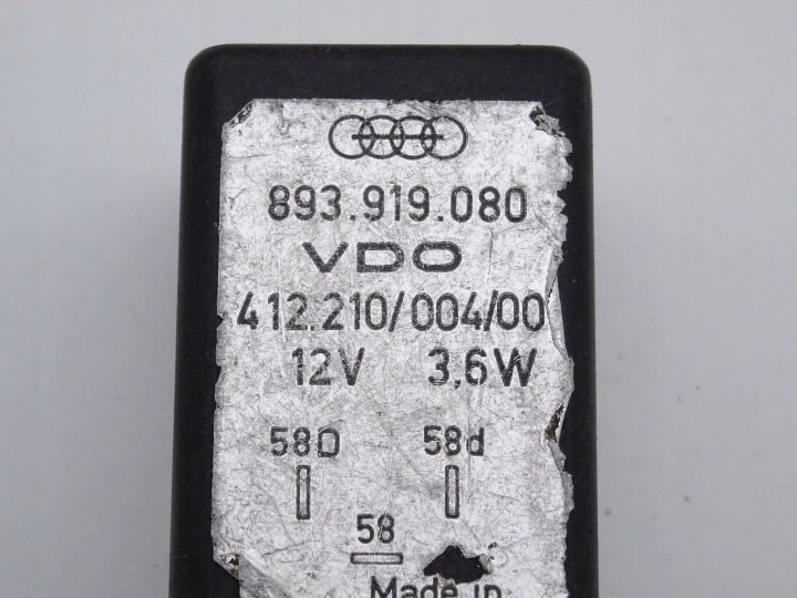 РЕЛЕ AUDI 80 90 B4 893919080 NR144, фото 2