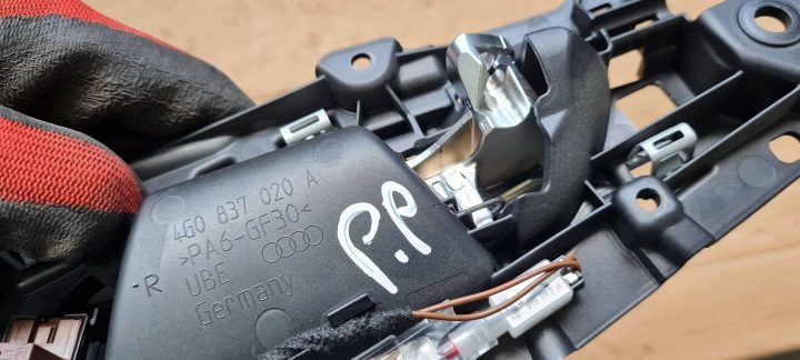 A6 C7 4G РЕСТАЙЛИНГ РУЧКА ДВЕРИ ПРАВАЯ ПЕРЕДНЯЯ ВНУТРЕННЯЯ 4G0837020A, фото 11