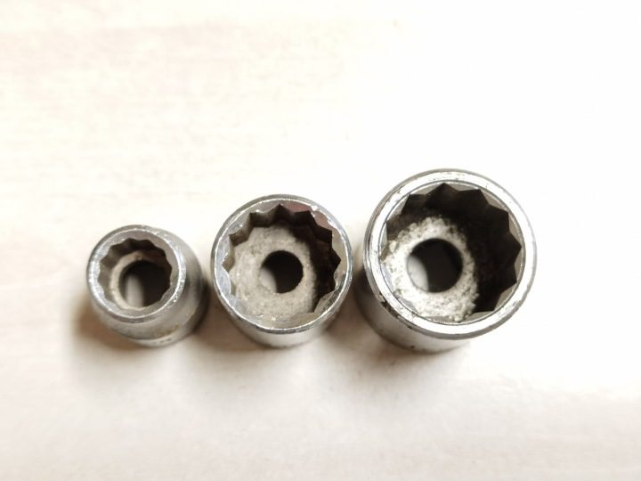 Набор головок 3/8" 12-kątnych 9,14,17 мм, фото 4
