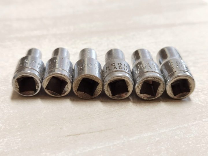 Набор головок 1/4" 6-kątnych 4-7mm, фото 3