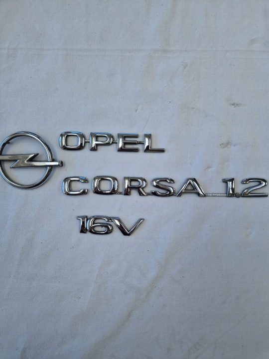 Emblemat+napis Opel Corsa B задняя крышка багажника OE 90535249, фото 1