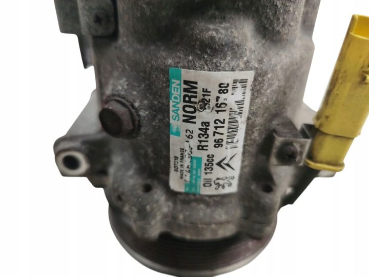 КОМПРЕССОР КОНДИЦИОНЕРА PEUGEOT 508 I 3008 I 5008 I 9671216780, фото 6