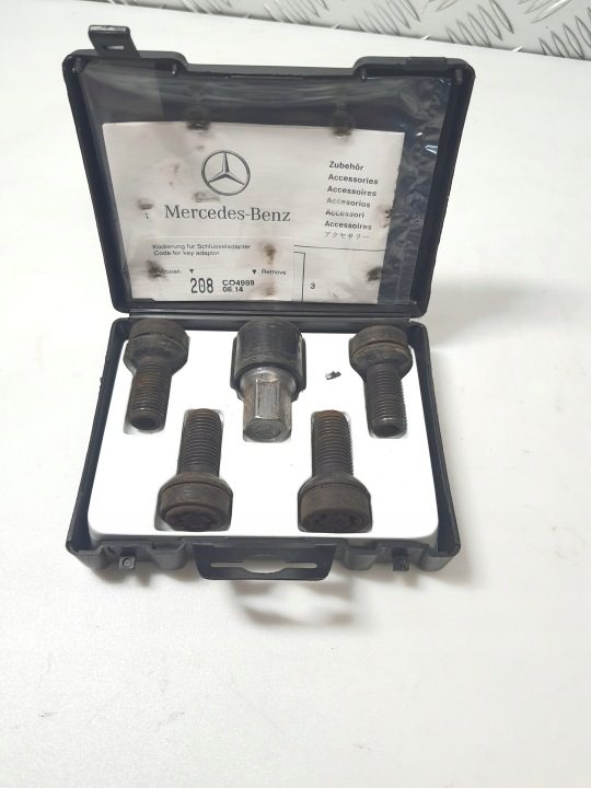 БОЛТЫ ШПИЛЬКИ КОМПЛЕКТ ZABEZPIECZAJĄCY КОЛЕСА MERCEDES WIELE МОДЕЛЕЙ A0019901607, фото 2
