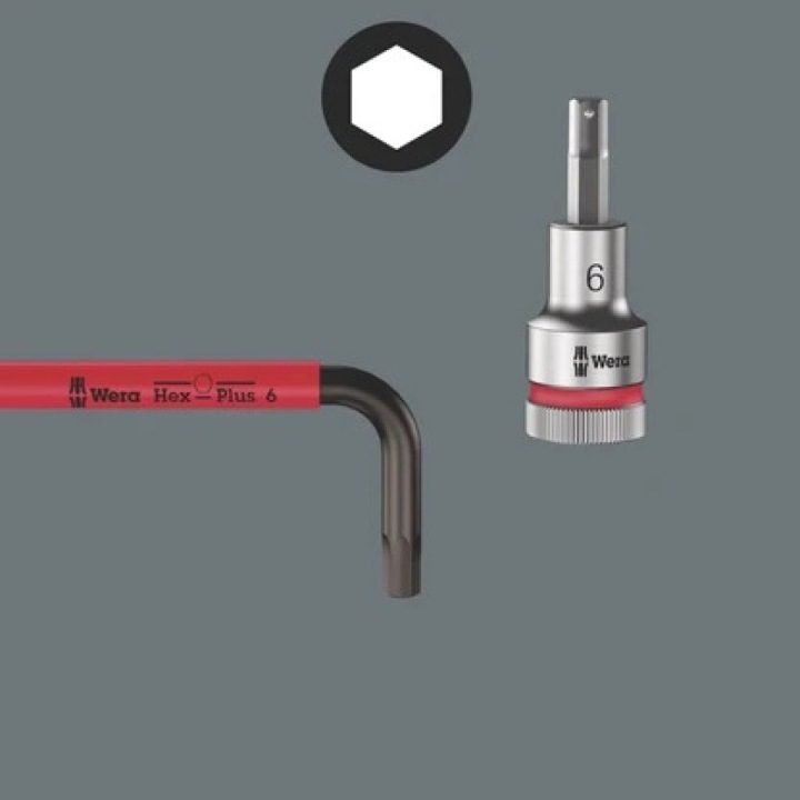 КОМПЛЕКТ КЛЮЧЕЙ TRZPIENIOWYCH 950/9 HEX-PLUS MULTICOLOR 9CZ 05022641001 WERA, фото 4