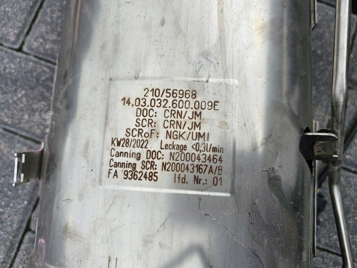 Fiat Ducato фильтр DPF FAP катализатор модель, фото 2