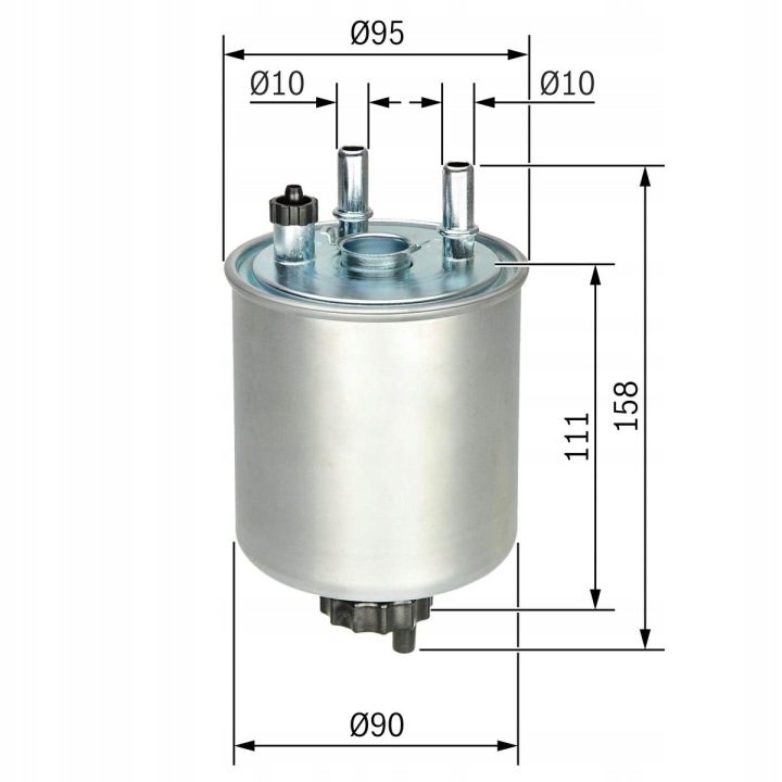 Bosch F 026 402 082 Топливный фильтр, фото 2