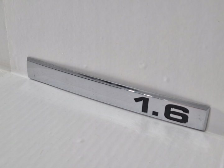 SKODA 1.6 ЗНАЧОК ЭМБЛЕМА НАДПИСЬ ЗАДНЯЯ ОРИГИНАЛЬНАЯ 133x17mm, фото 2