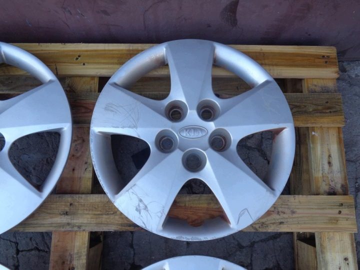 Колпаки Dekle оригинальные комплект 4 шт. 15" 15 KIA Ceed 1 I 52960-1H000, фото 3