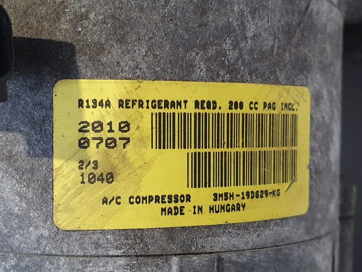 КОМПРЕССОР КОНДИЦИОНЕРА Ford Focus MK2 II 1.6 TDCI 3M5H-19D629-KG, фото 2