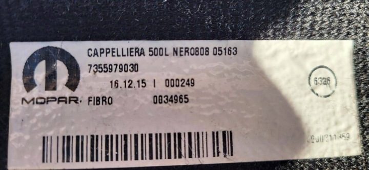 Полка багажника Fiat 500L DEB0808, фото 8