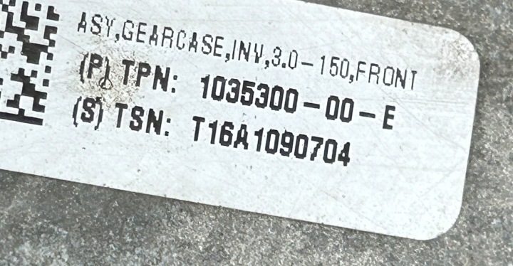 ДВИГАТЕЛЬ ЭЛЕКТРИЧЕСКИЙ ПЕРЕДНИЙ TESLA MODEL S 1035300-00-F, фото 6