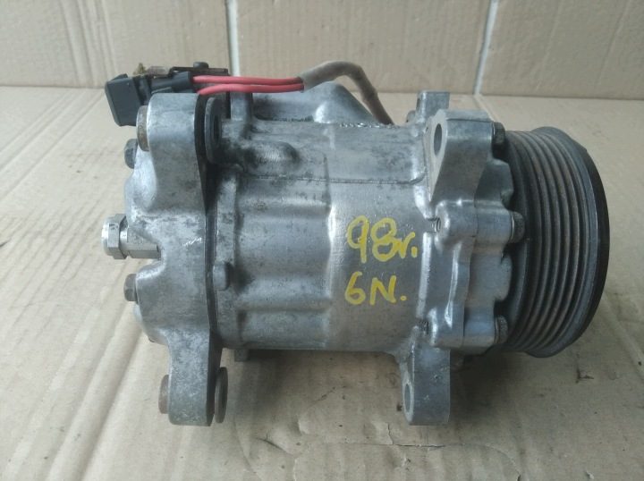 КОМПРЕССОР КОНДИЦИОНЕРА VW POLO 6N LUPO SEAT 6N0820803A, фото 6