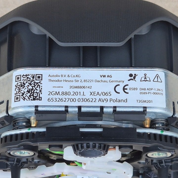VW T-CROSS 2022-2025 ПОДУШКА БЕЗОПАСНОСТИ AIRBAG ВОДИТЕЛЯ 2GM880201L, фото 11