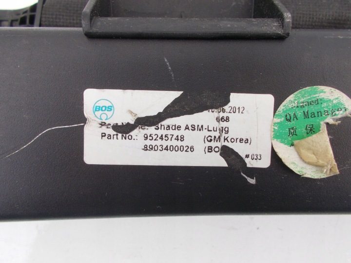 ШТОРКА БАГАЖНИКА CHEVROLET CRUZE УНИВЕРСАЛ 95245748 ОРИГИНАЛ, фото 11