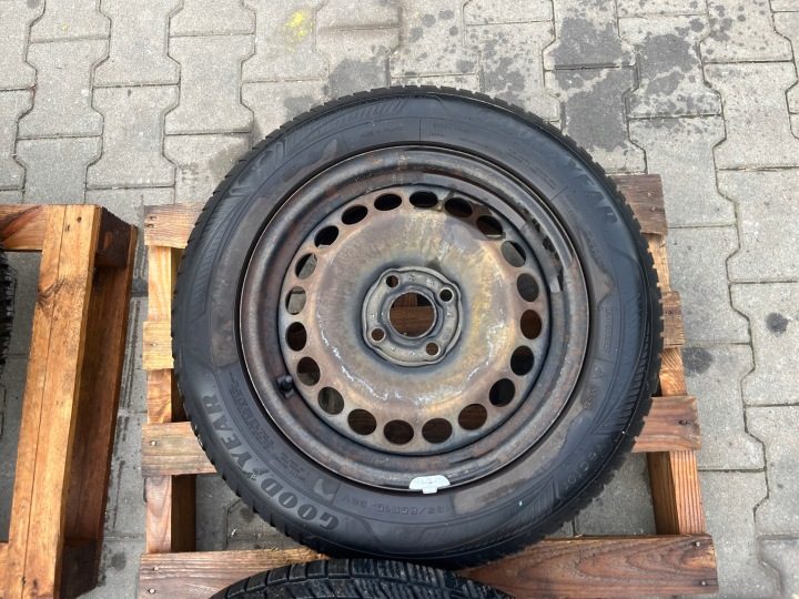 Колесо штампованный диск шина зимняя 185/65R15 R15 4x108 4x комплект ОРИГИНАЛ EUR, фото 5