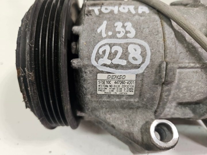 Toyota Yaris 1.33 1NR компрессор кондиционера, фото 2