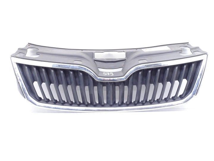РЕШЕТКА РАДИАТОРА ХРОМ SKODA RAPID I 5J 5JA853668, фото 2