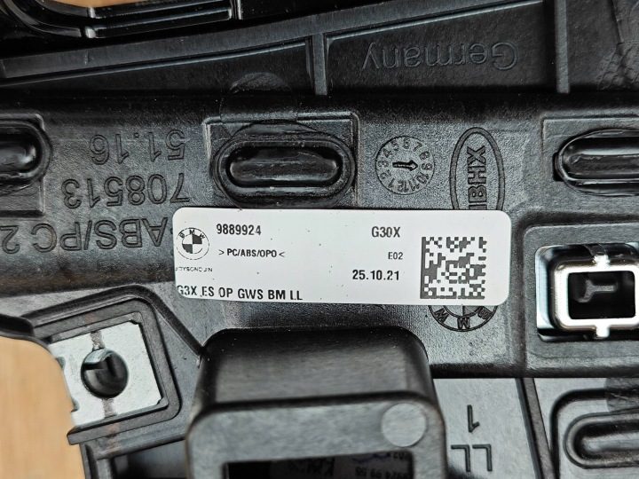 ДЕКОР НАКЛАДКА ТОННЕЛЯ BMW G30 РЕСТАЙЛИНГ G31 9889924 38 л.с., фото 7