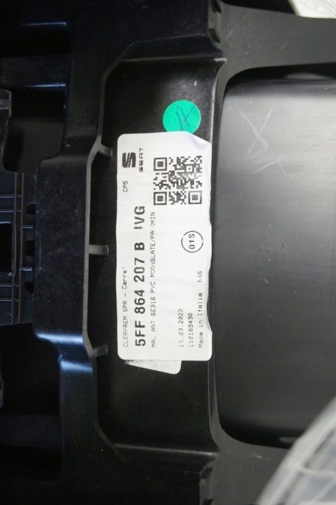 ПОДЛОКОТНИК ТОННЕЛЯ ZŁOTA СТРОЧКА CUPRA FORMENTOR РЕСТАЙЛИНГ VZ 5FF864207B IVG, фото 12