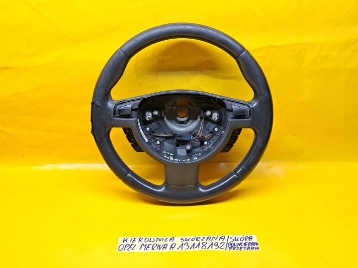 РУЛЬ КОЖАНЫЙ МУЛЬТИМЕДИЙНЫЙ OPEL MERIVA A 2003-2008r 13118192 ., фото 10