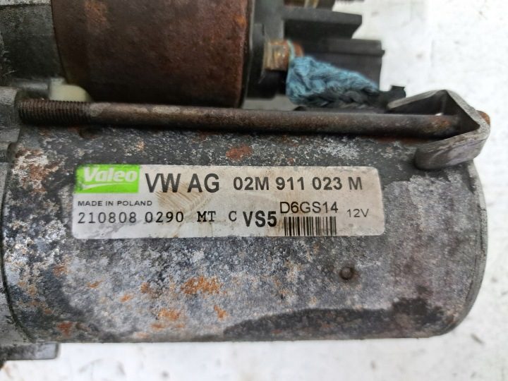 Стартер Audi VW Skoda 2.0 TDI 02E911023T 10/26, фото 4