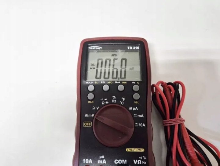 Multimetr TB 316 BLACK EDITION 600 mV-600 V AC, 600 mV-600 V DC TRUE RMS TE, фото 2