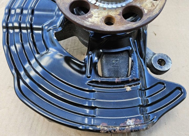 Правый передний поворотный кулак со ступицей Mercedes W117 W176 W246 A2464210820, фото 3
