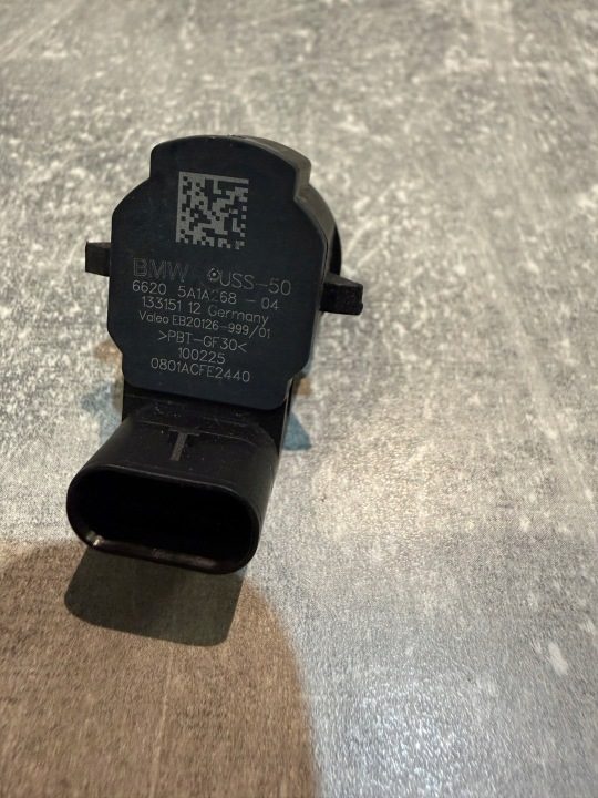 Датчик PDC BMW OE 6620 5A1A268-04 5A1A268 USS-50 КАРБОН ЧЕРНЫЙ МАТОВЫЙ, фото 1