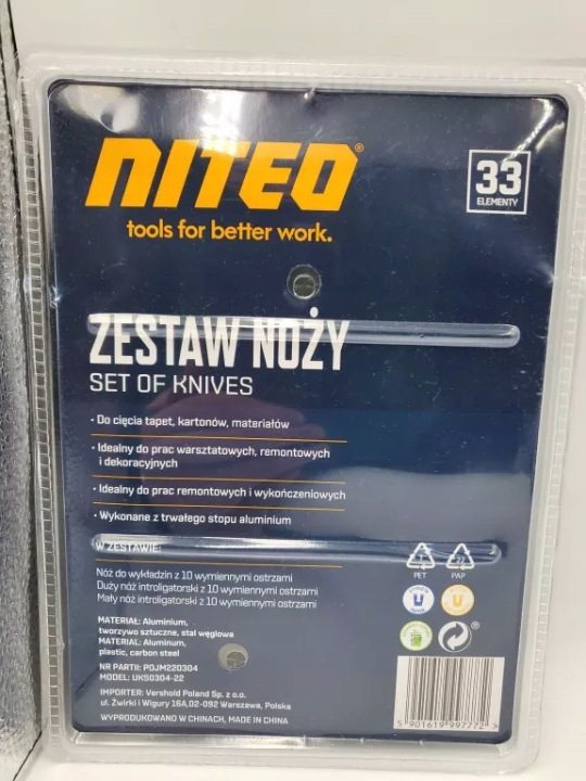 КОМПЛЕКТ NOŻY NITEO TOOLS 33 ЭЛЕМЕНТЫ, фото 2