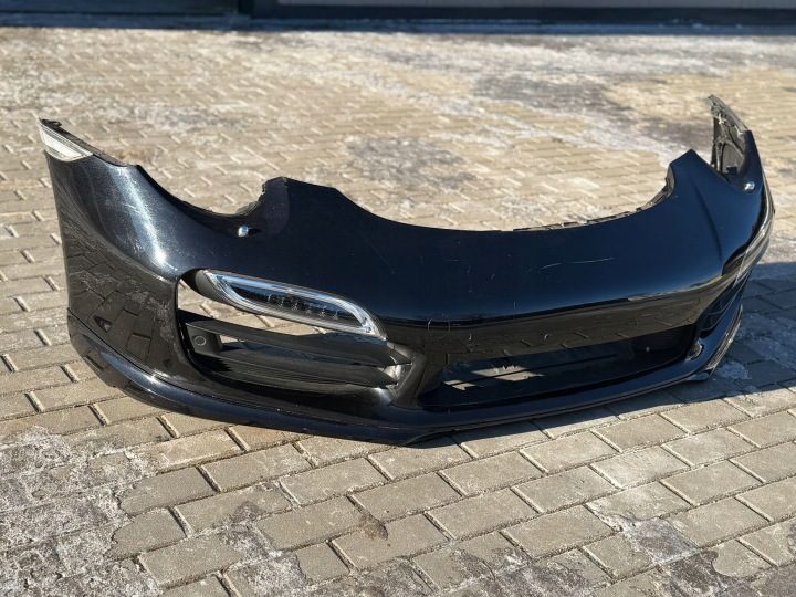 Porsche 991 911 турбо дорестайлинг бампер передний в сборе 4PDC омыватели, фото 1
