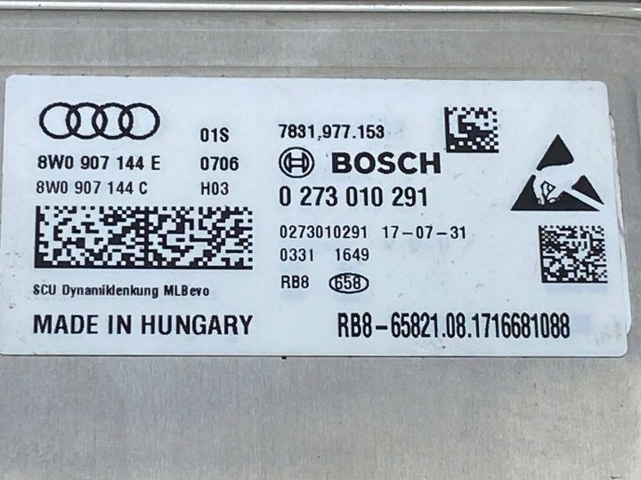 Audi A5 2017 Модуль / Блок управления ЭУР руля, фото 7