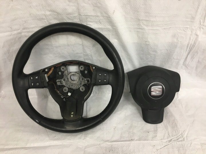РУЛЬ SEAT ALTEA XL TOLEDO III 3 AIRBAG КОЖА МУЛЬТИФУНКЦИОНАЛЬНАЯ 2003-2016, фото 6