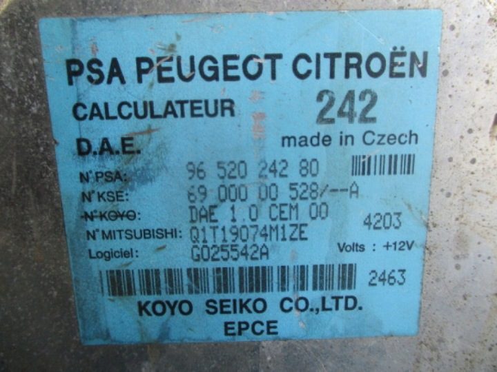 CITROEN C2 РУЛЕВОЙ МЕХАНИЗМ РУЛЕВАЯ РЕЙКА МОТОРЧИК ГИДРОУСИЛИТЕЛЯ, фото 9