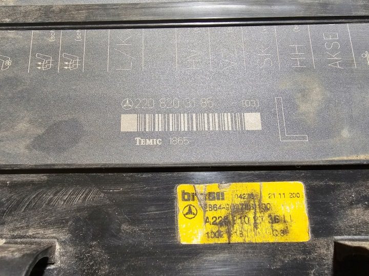 Модуль przedniedo левого сиденья MERCEDES-BENZ S (W220) A2208203185 3.22L, фото 5