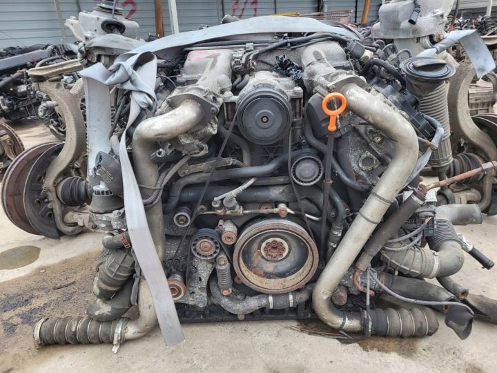 AUDI A8 D3 4.2 TDI V8 BVN ДВИГАТЕЛЬ БЕЗ НАВЕСНОГО + ФОРСУНКИ 327 ТЫС., фото 2
