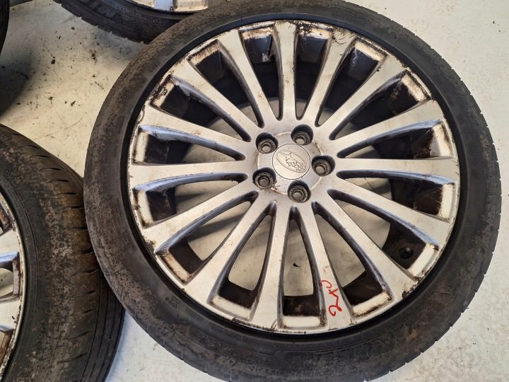 Subaru Legacy V Sport 09-12 диски + шины 225/45 R18, фото 3