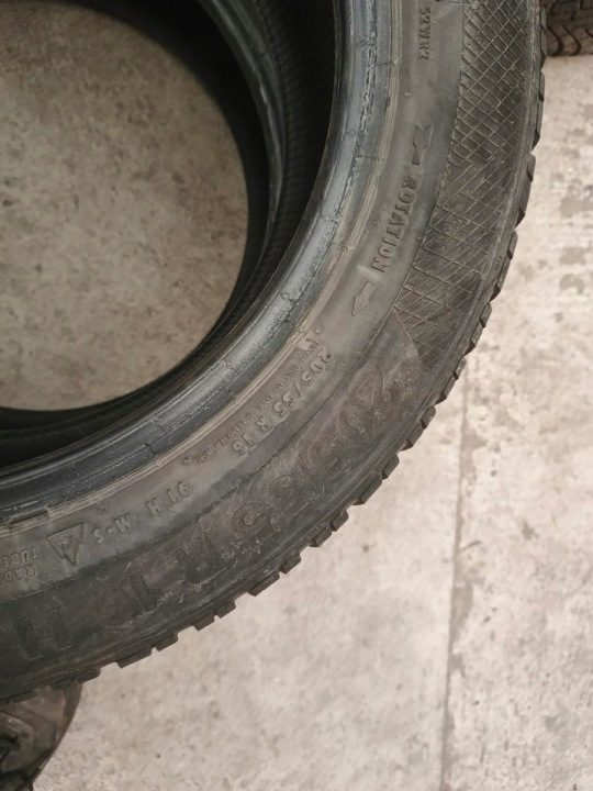 Шина зимняя Continental ContiWinterContact TS 850 205/55R16 91 H сцепление на снегу (3PMSF), защита диска, фото 4