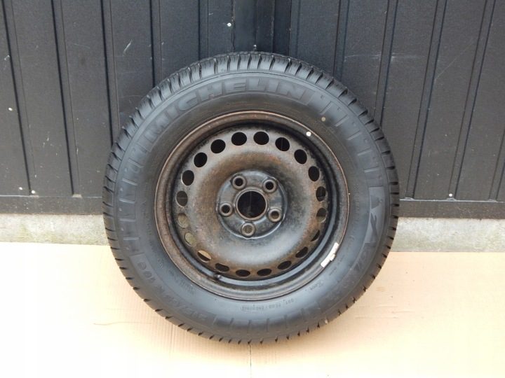 VW T5 штампованный диск колесо запасное MICHELIN 215/65 R16C 8.47 мм, фото 1