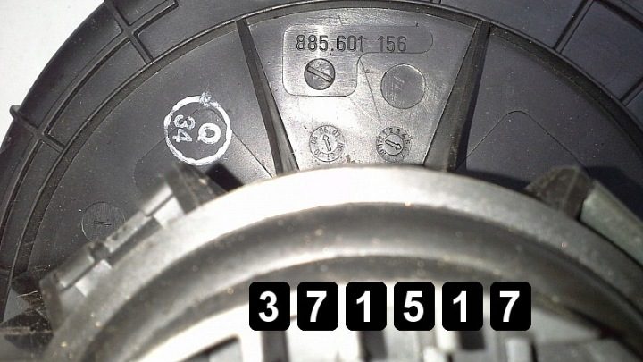 2000 Opel Astra Вентилятор моторчика вентилятора печки 52407543 885601156, фото 6