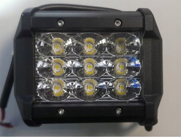 Фары LED 27W свет рабочий для авто мотоцикла грузовика, фото 2