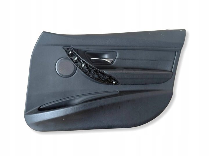 ОБШИВКА ДВЕРИ ПРАВАЯ ПЕРЕДНЯЯ ДВЕРИ BMW F30 ЧЕРНАЯ КОЖА ЕВРОПА, фото 1