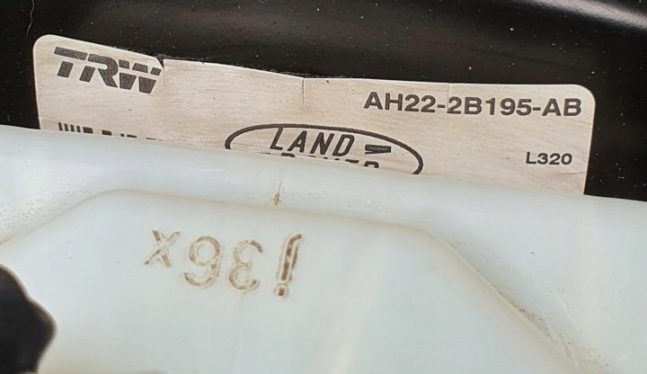 Вакуумный усилитель LAND ROVER RANGE ROVER SPORT (L320) AH222B195AB 3.0L дизель 180 кВт, фото 4