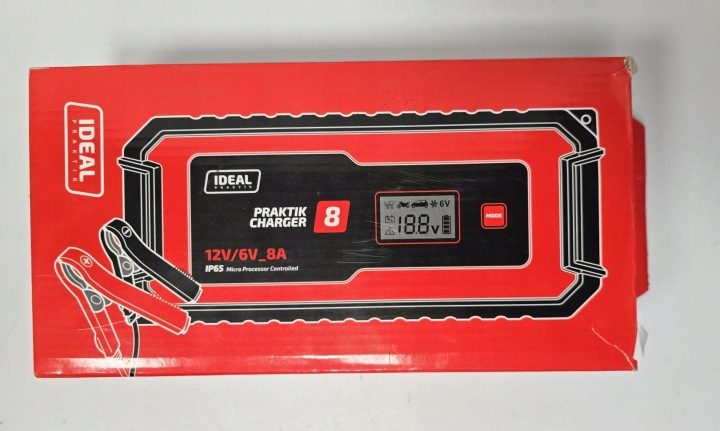 Зарядное устройство ИДЕАЛЬНОЕ PRAKTIK CHARGER 8 LCD 6/12V автомат AGM, фото 5