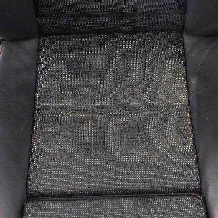 BMW E60 E61 Сиденье Левое Переднее Sport Полукожа Черная, фото 6