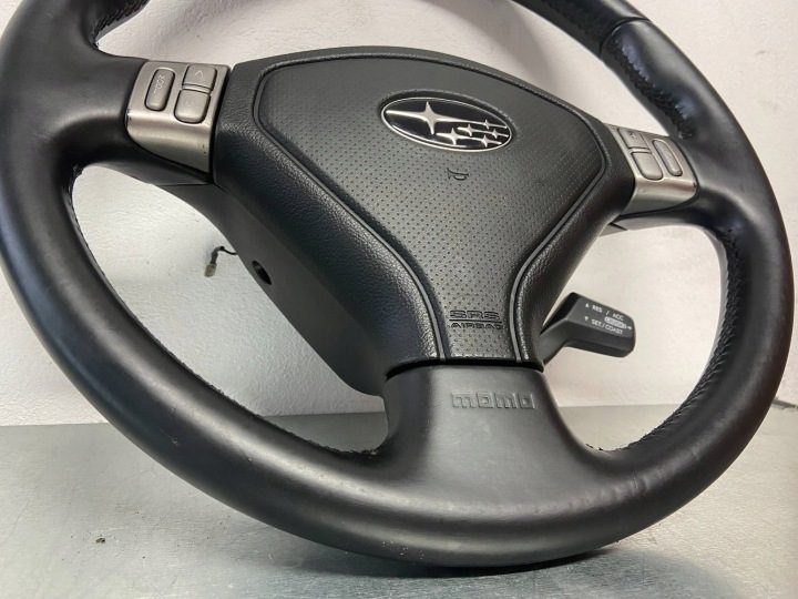 Subaru Forester II SG Руль МУЛЬТИ КОЖА MOMO, фото 4