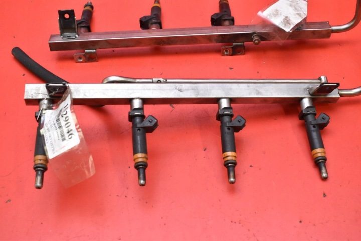 Топливная рампа форсунки 7506923 7506924 BMW E65 3.6 V8 272 л.с. 01-05, фото 2