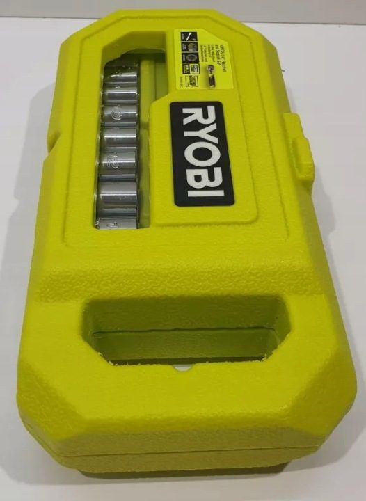 Комплект с kluczem grzechotkowym 10 элементов 1/4" Ryobi, фото 3